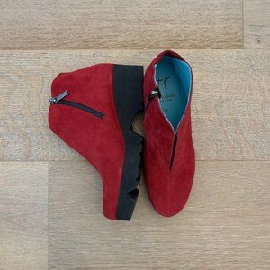 Thiery Rabotin Designer Sonder Travel Bootie Red